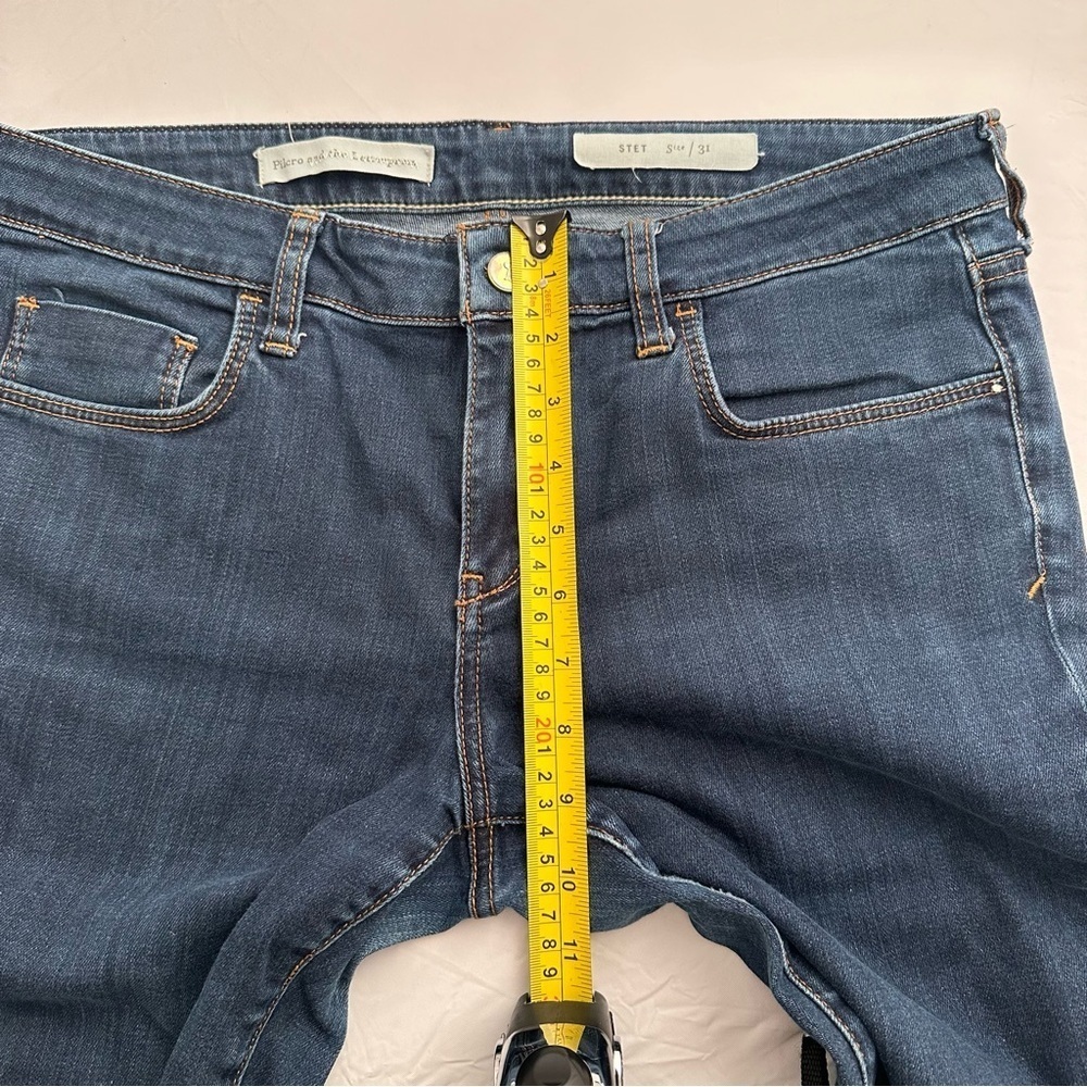 Anthropologie Pilcro and the Letterpress Stet cropped blue jeans - Picture 7 of 12